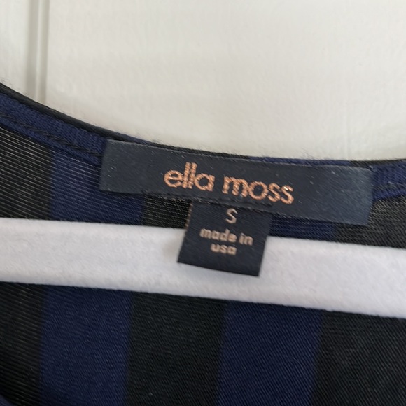 ella moss dress. Size S. Blue black stripe. Fit and flare.great with boots! - Picture 2 of 5